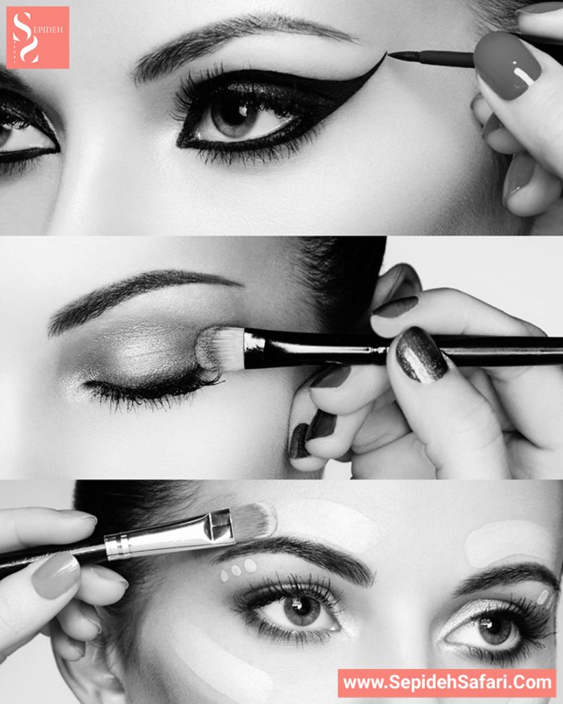 ویژگی‌های یک مدل میکاپ حرفه‌ ای و نچرال در مجموعه میکاپ سپیده